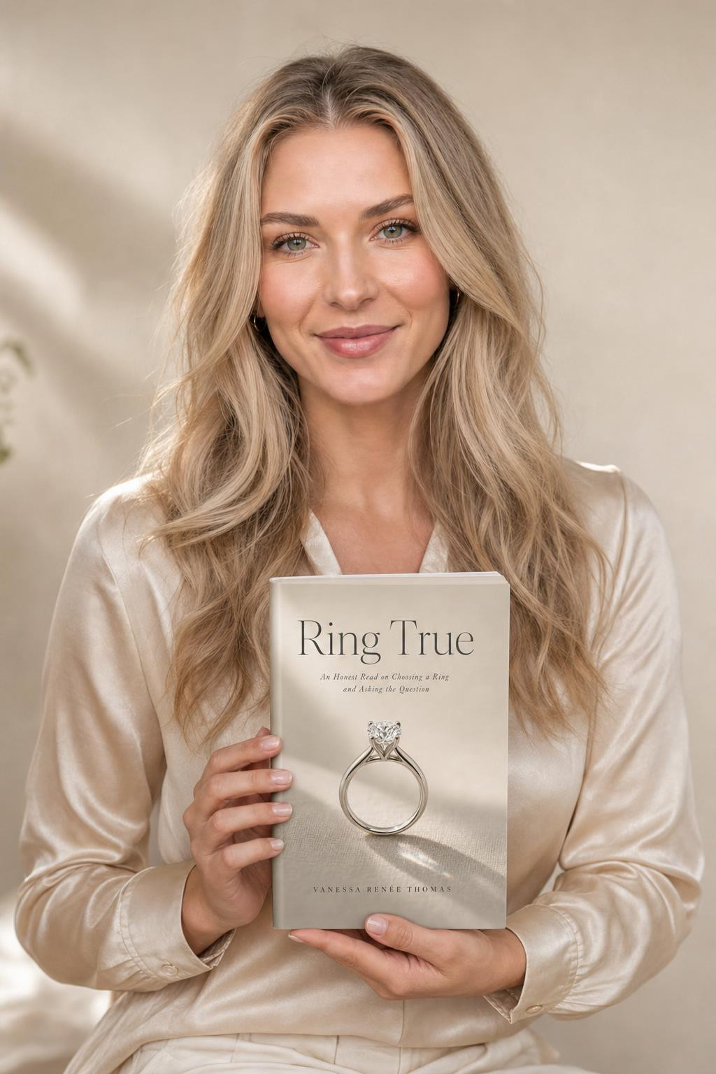 Vanessa Renée Thomas holding Ring True